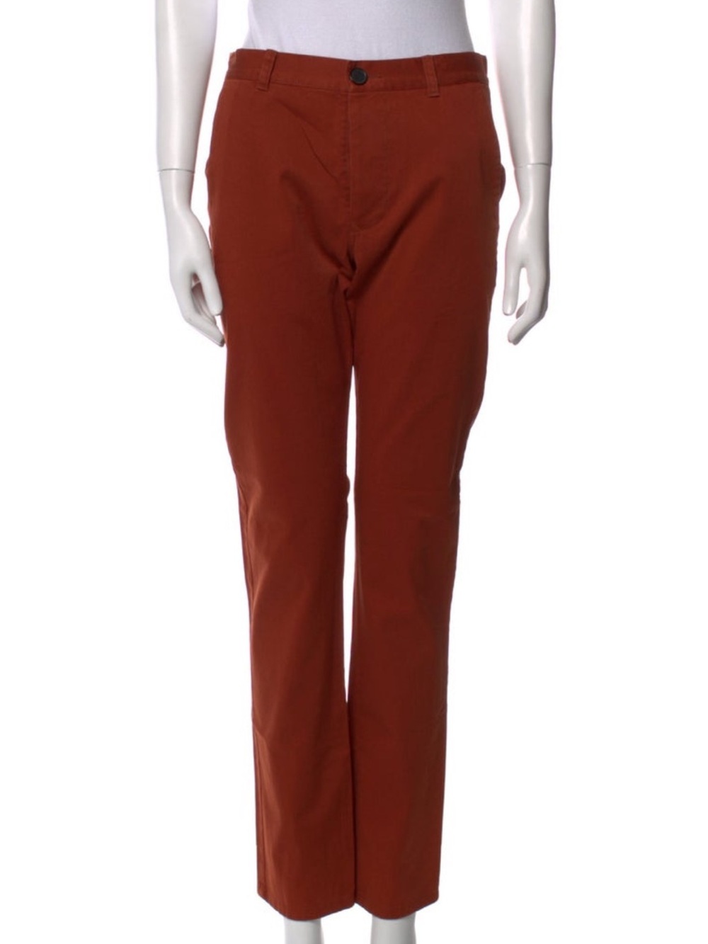 Sandro Women's Rust Straight-Leg Pants